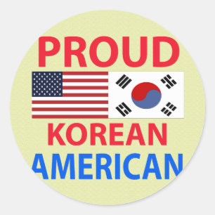 Proud Koreaans Ronde Sticker