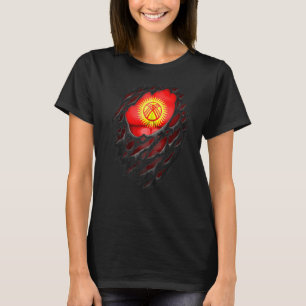 Proud Kyrgyz Roots Heritage Torn riep Kirgizië T-shirt