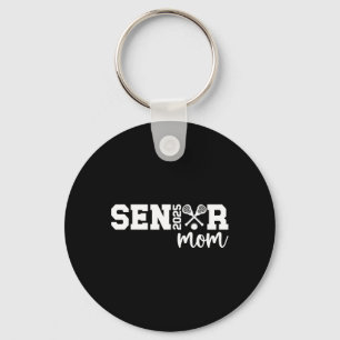 Proud Lacrosse Senior Mom 2025 Lacrosse Speler Sen Sleutelhanger