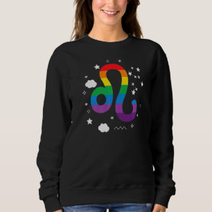 Proud Leo Astrology Zodiac Sign Horoscope Rainbow Trui