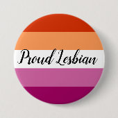 Proud Lesbian Button (Voorkant)