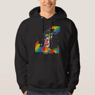 Proud Lgbt Gay Penguin Pride Flag Rainbow Lgbtq Le Hoodie