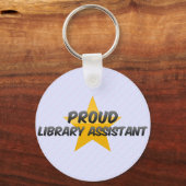 Proud Library Assistant Sleutelhanger (Voorkant)