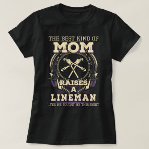 Proud Lineman's moeder T-shirt
