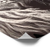 Proud Lion #Brexit past de Datum 24.6.2016 aan Poster (Hoek)