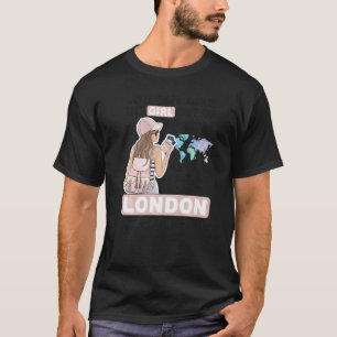 Proud London Girl Cool Girl uit Londen City T-shirt