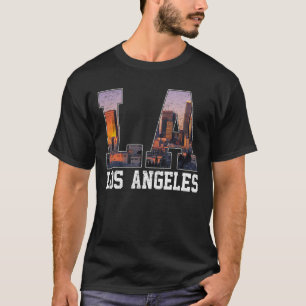 Proud Los Angeles La California Vintage Los Angele T-shirt