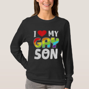 Proud Love Moeder Father Son Matching Ma Pap Prid T-shirt