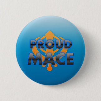 Proud Mace, Mace trots Ronde Button 5,7 Cm