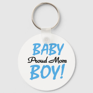 Proud Mam Baby Boy Tshirts en Gifts Sleutelhanger