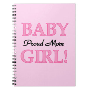 Proud Mam Baby Girl Gifts Notitieboek