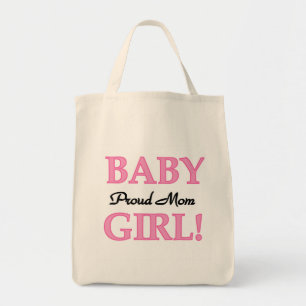 Proud Mam Baby Girl Tshirts en cadeautjes Tote Bag