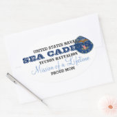 Proud Mam Ovale Sticker (Envelop)