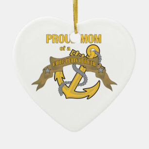Proud mam van een chef-onderofficier keramisch ornament
