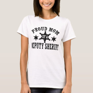 Proud mam van een plaatsvervangend sheriff t-shirt