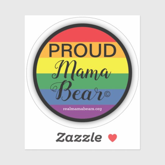 Proud Mam Vinyl Sticker (Vel)