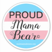 Proud Mam Vinyl Sticker (Voorkant)