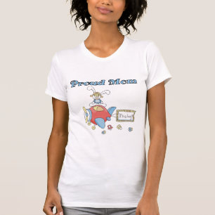 Proud Mam-vliegtuig Het is een Jongen overhemden e T-shirt