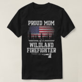 Proud Mam Wildland brandweerman T-shirt (Design voorkant)