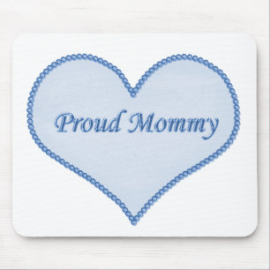 Proud mammousepad, blauw muismat