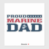 Proud Marine Dad Sticker (Vel)
