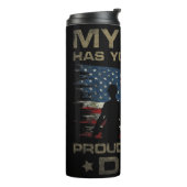 Proud Marine Dad Thermosbeker (Gedraaid links)