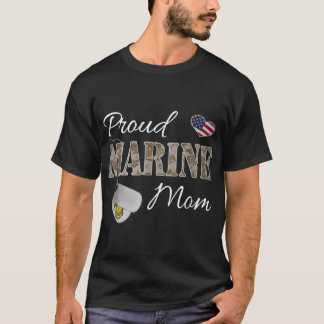 Proud Marine Mam T-shirt
