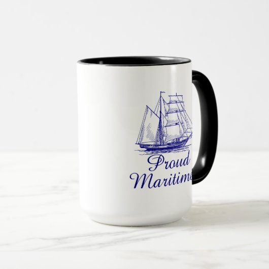 Proud Maritimer Nova Scotia mok koffie (Voorkant rechts)