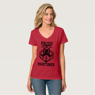 Proud Maritimer t-shirt octopus Lighthouse route