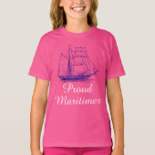 Proud Maritimer T-shirt voilier nautique (Devant)