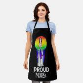 Proud Mary Rainbow Flag LGBT Gay Pride Support Schort (Gedragen)