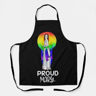 Proud Mary Rainbow Flag LGBT Gay Pride Support Schort