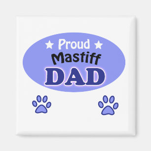 Proud Mastiff dad Magneet