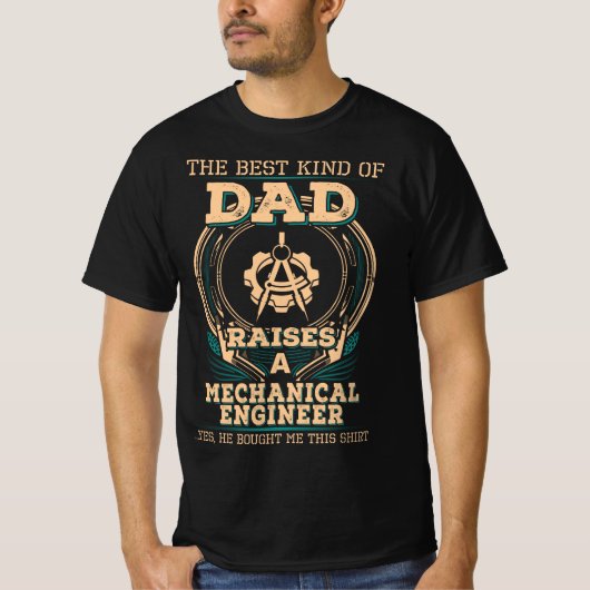 Proud Mechanical Engineer's pa T-shirt (Voorkant)