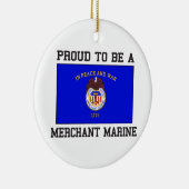 Proud Merchant Marine Keramisch Ornament (Rechts)