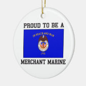 Proud Merchant Marine Keramisch Ornament (Links)