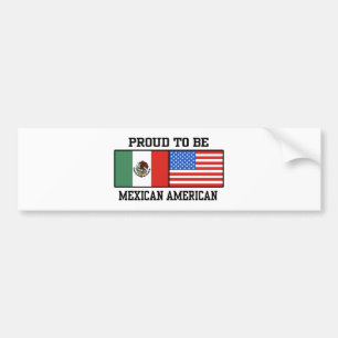 Proud Mexicaans Amerikaans Bumpersticker