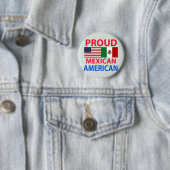 Proud Mexicaans Amerikaans Ronde Button 5,7 Cm (In situ)