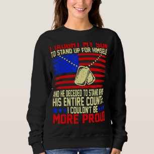 Proud Militaire Mam & Pa ik heb mijn zoon verteld Trui