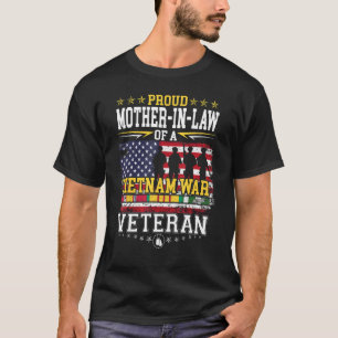 Proud-moeder in de wet Vietnam oorlogveteraan die T-shirt