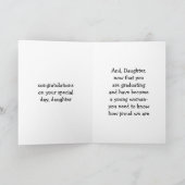 PROUD MOM/DAD DAUGHTER-AFSTUDEERDER KAART (Binnen)