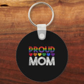 Proud Mom Lgbt  Sleutelhanger (Voorkant)