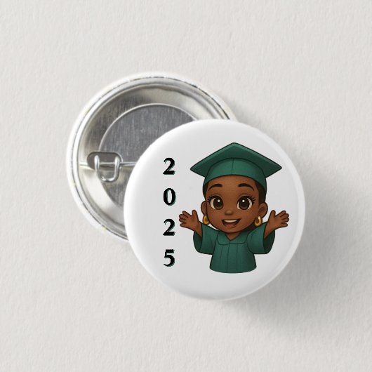 Proud Moment Gefeliciteerd 2025 Afstuderen Ronde Button 3,2 Cm (Voorkant /achterkant)