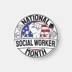 Proud Motivation National Social Worker Month US Magneet