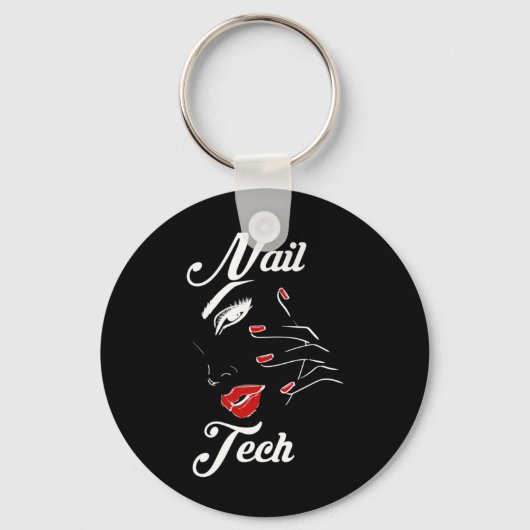 Proud Nail Tech Sleutelhanger (Voorkant)