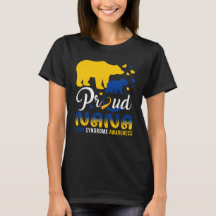 Proud Nana Beer Family Matching Down Syndrome T21 T-shirt