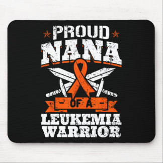 Proud Nana van een leukemiekwachter grootmabewustz Muismat