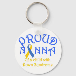 Proud Nanna van een 'Down Syndrome'-kind Sleutelhanger