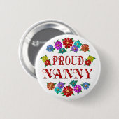 PROUD NANNY RONDE BUTTON 5,7 CM (Voorkant /achterkant)