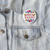 PROUD NANNY RONDE BUTTON 5,7 CM (In situ)
